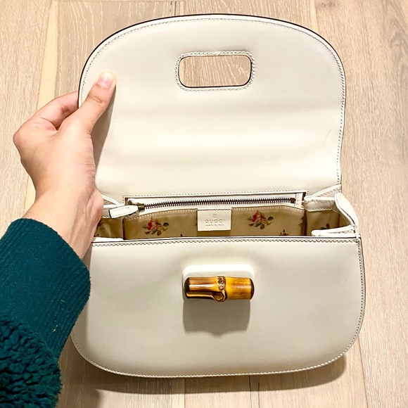 Gucci Crystal Bamboo Top Handle Bag - Picture 3 of 10